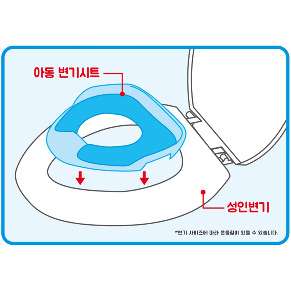 아기상어 유아 변기 커버 아기 변기시트 어린이 - 상세 이미지 5