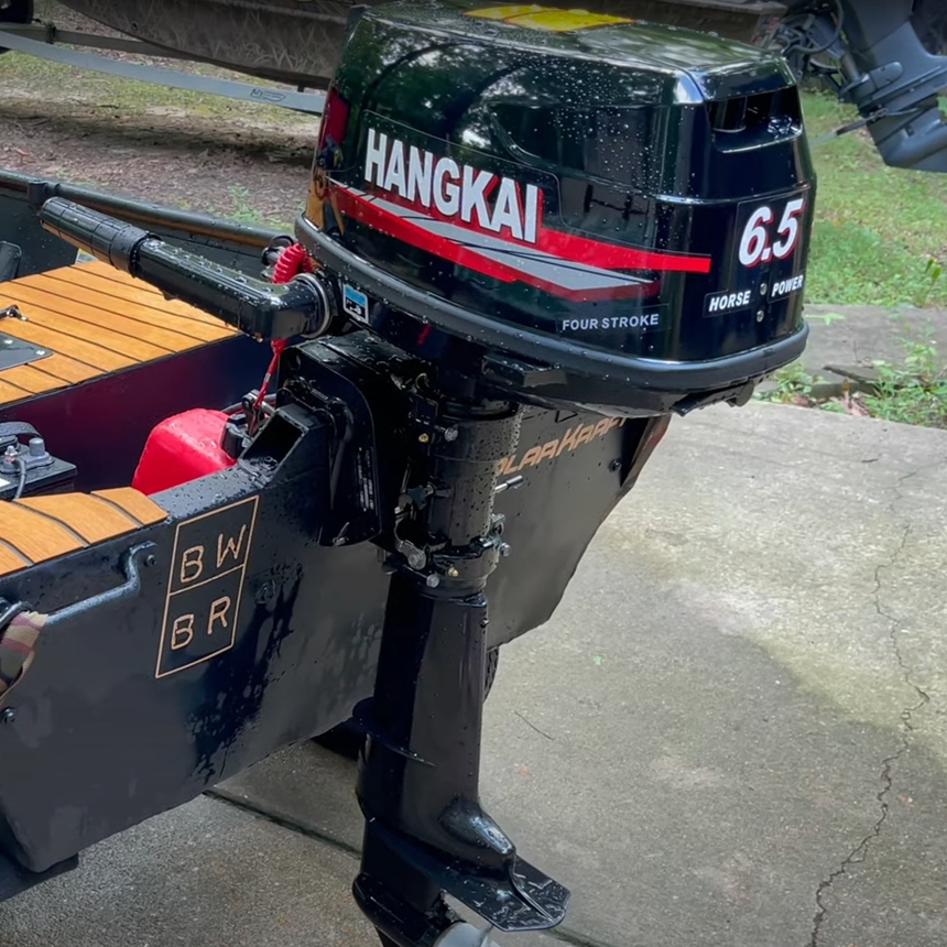 항카이 4기통 6.5마력 선외기 고무보트 엔진
