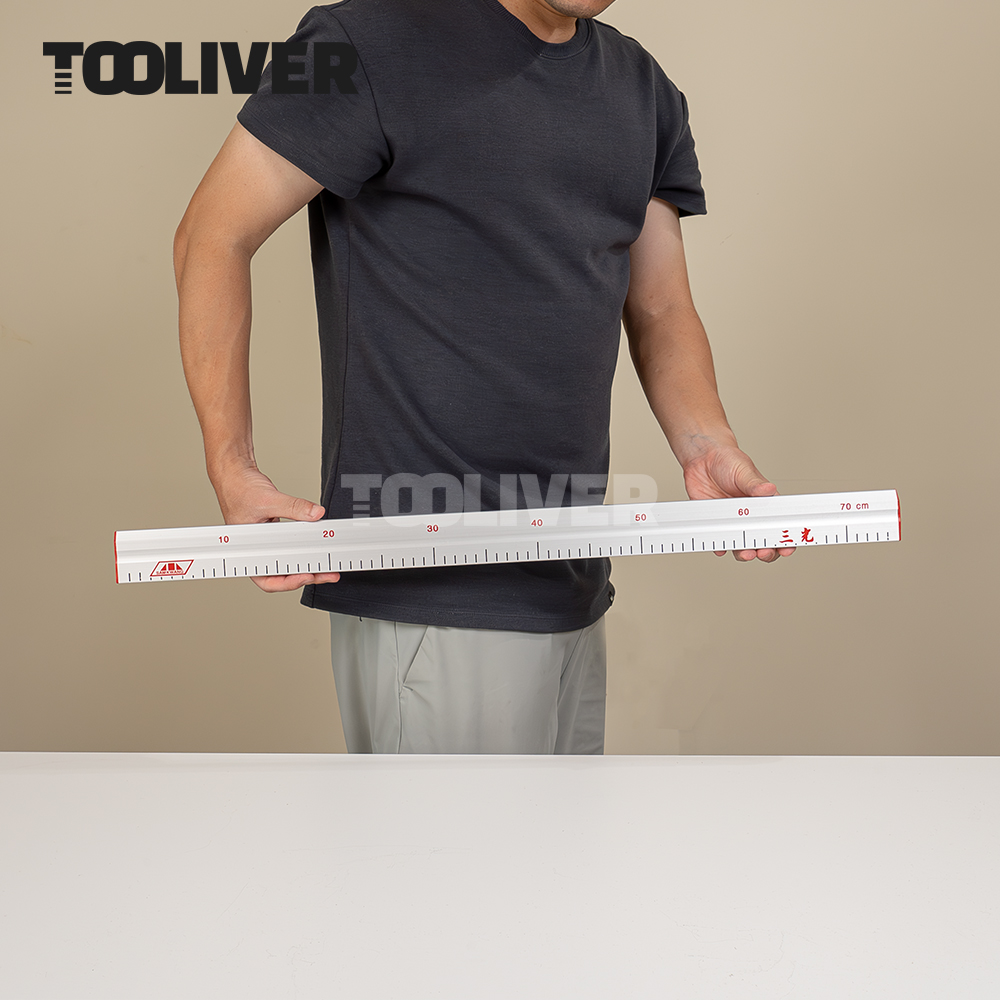 재단자 도배 기능사 벽지 일자 75cm 삼광 알루미늄자 - 상세 이미지 4