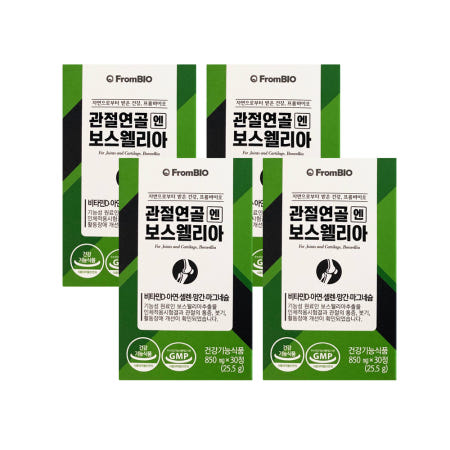 프롬바이오 관절연골엔 보스웰리아 30정 x 4박스(2개월분)
