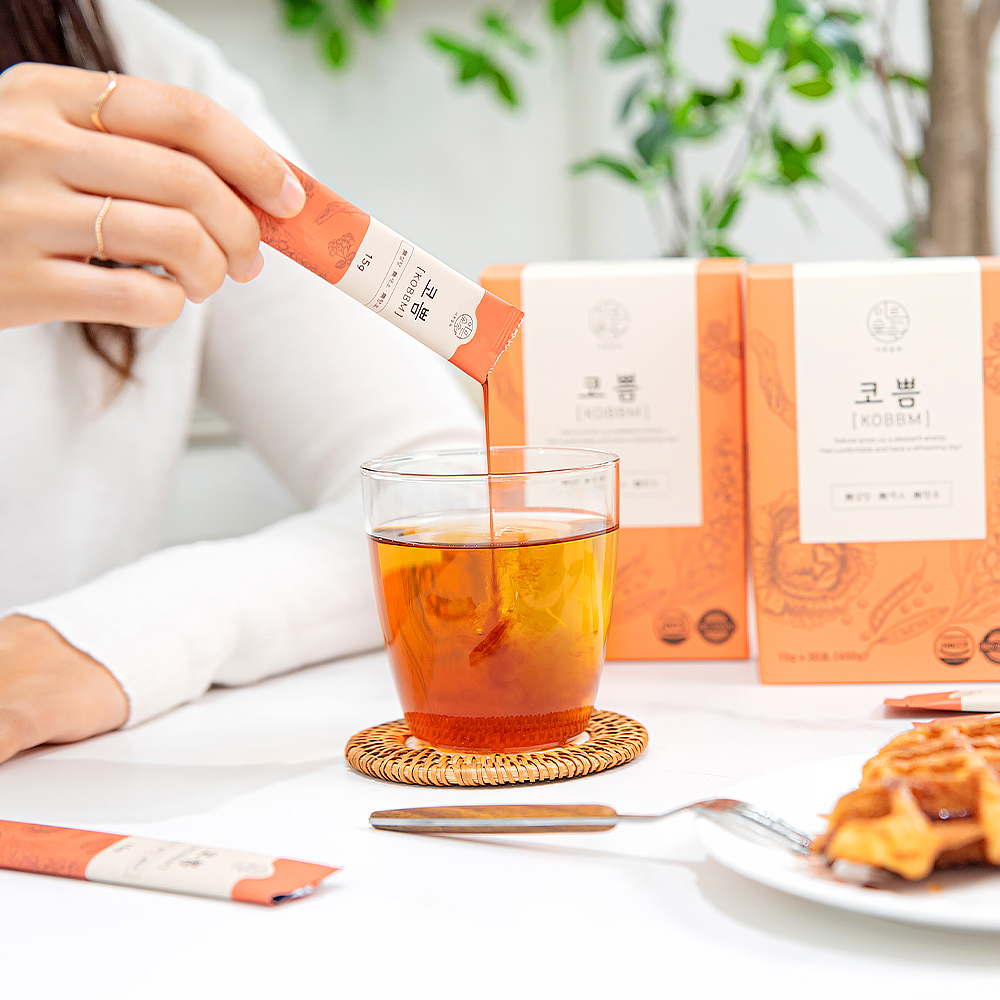 [20차 완판] 코쁨 맥문동 차 곰보배추 배 사과 대추 생강 액상차 진액 어린이 30포 - 상세 이미지 2