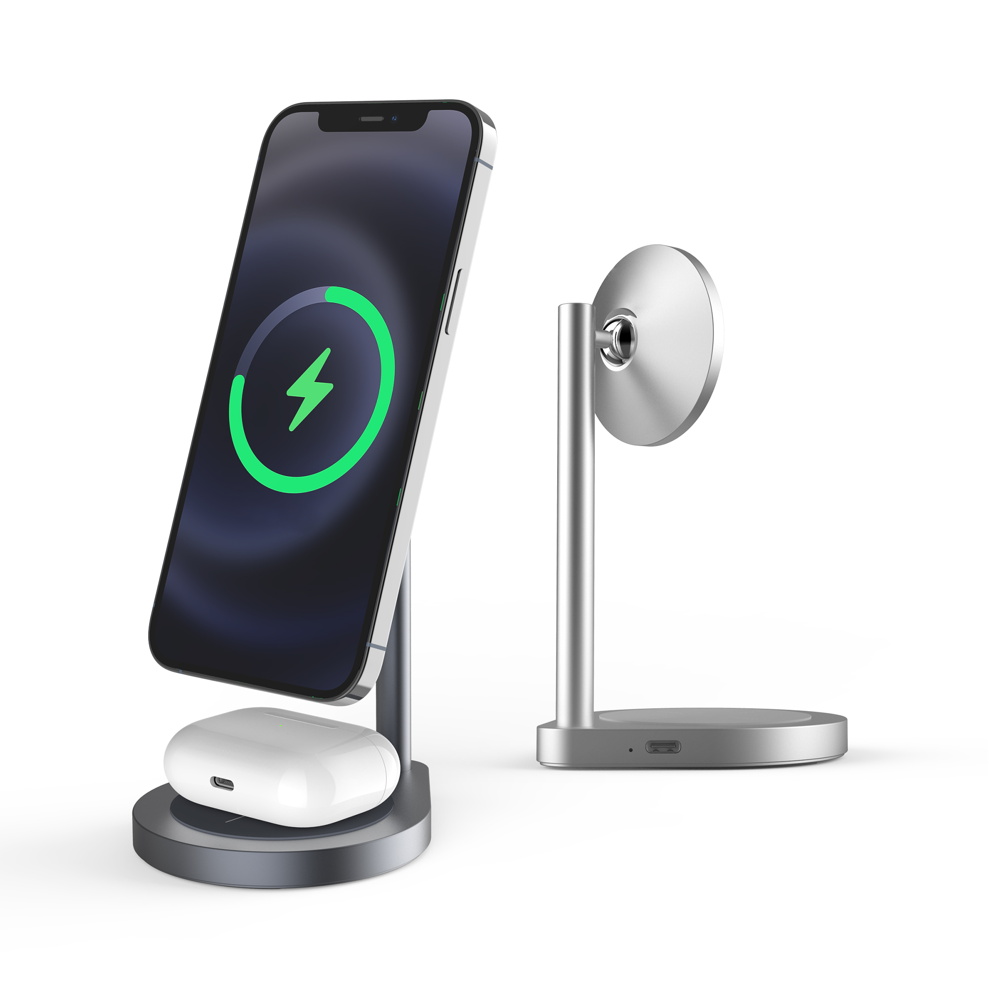 SSOK3 무선충전기 맥세이프 아이폰 2in1