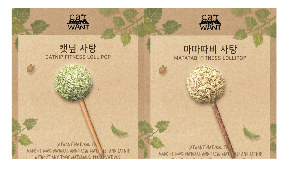 캣완트 마따따비 캣닢 사탕1P - 상품 이미지