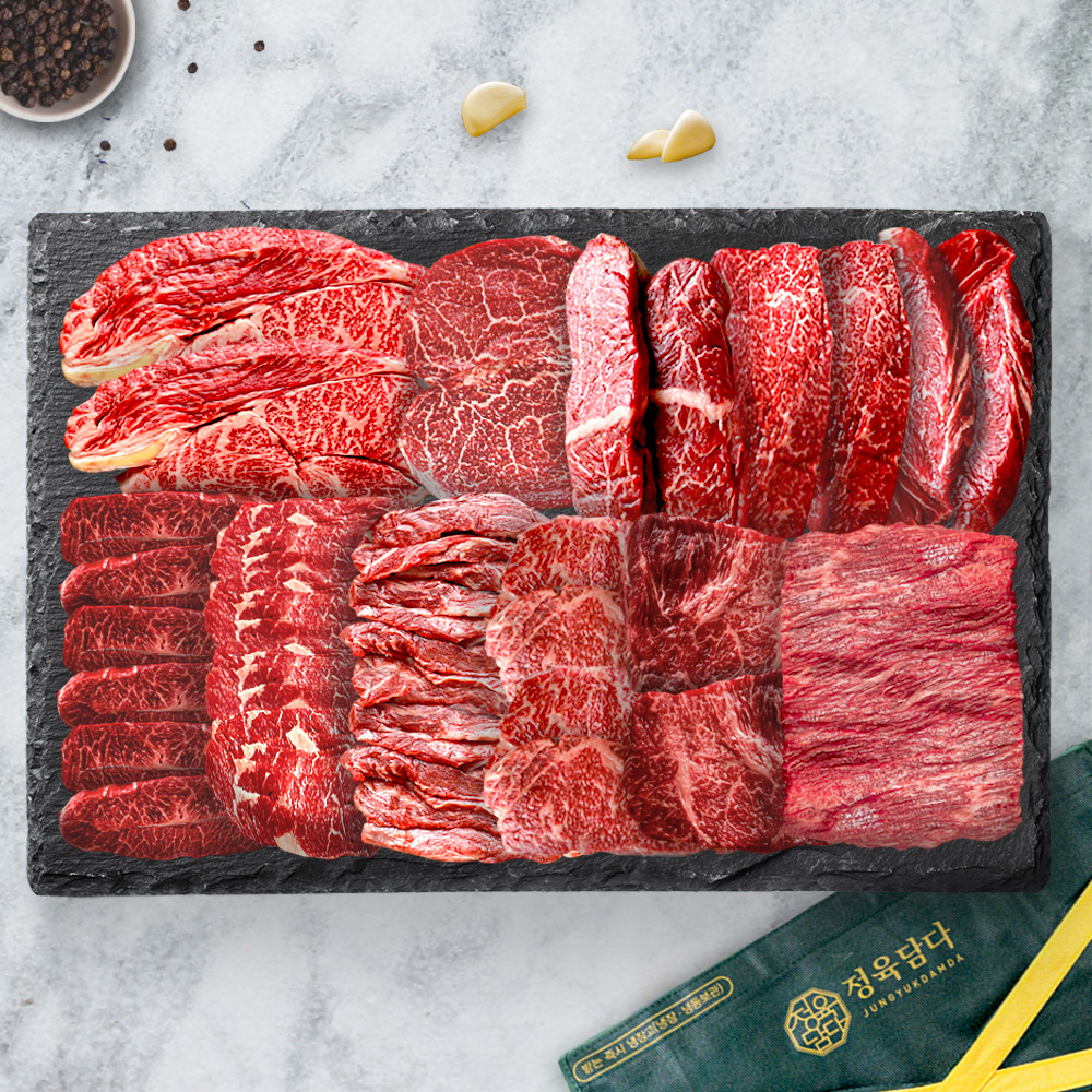 한우 선물 세트 추석 명절 투뿔 설로인 마장동 소고기