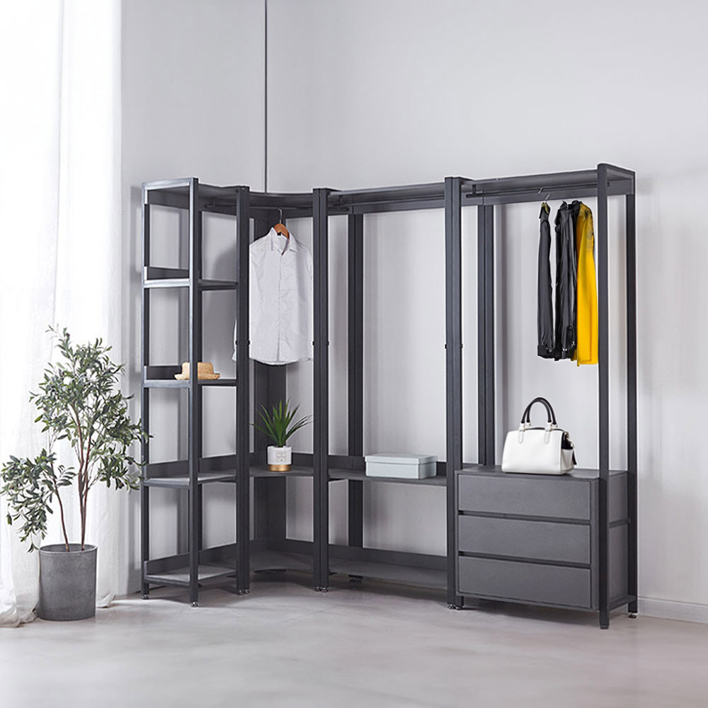 시스템 행거 드레스룸 다양한 행거 수납력