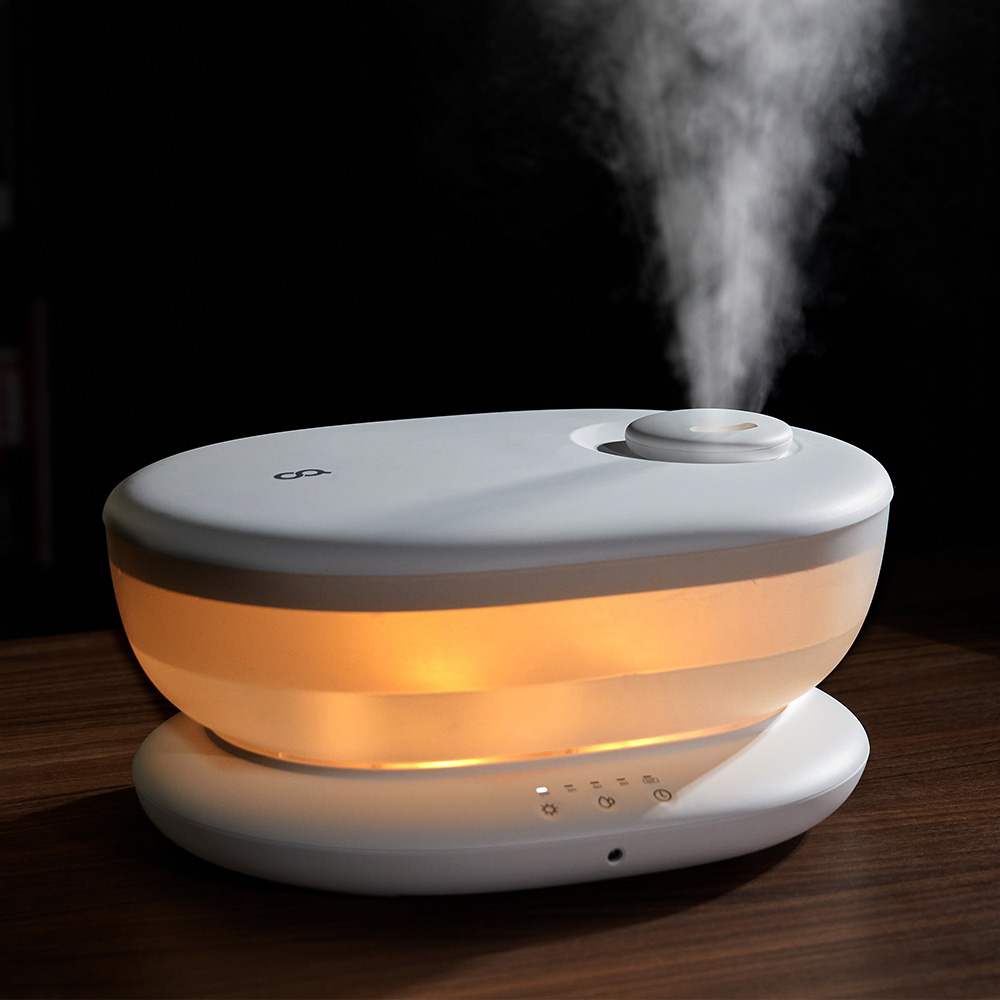 오아 IoT플러스 무드등 미니 가습기 통세척 무드 초음파 소형 원룸 신생아 세척편한 안방