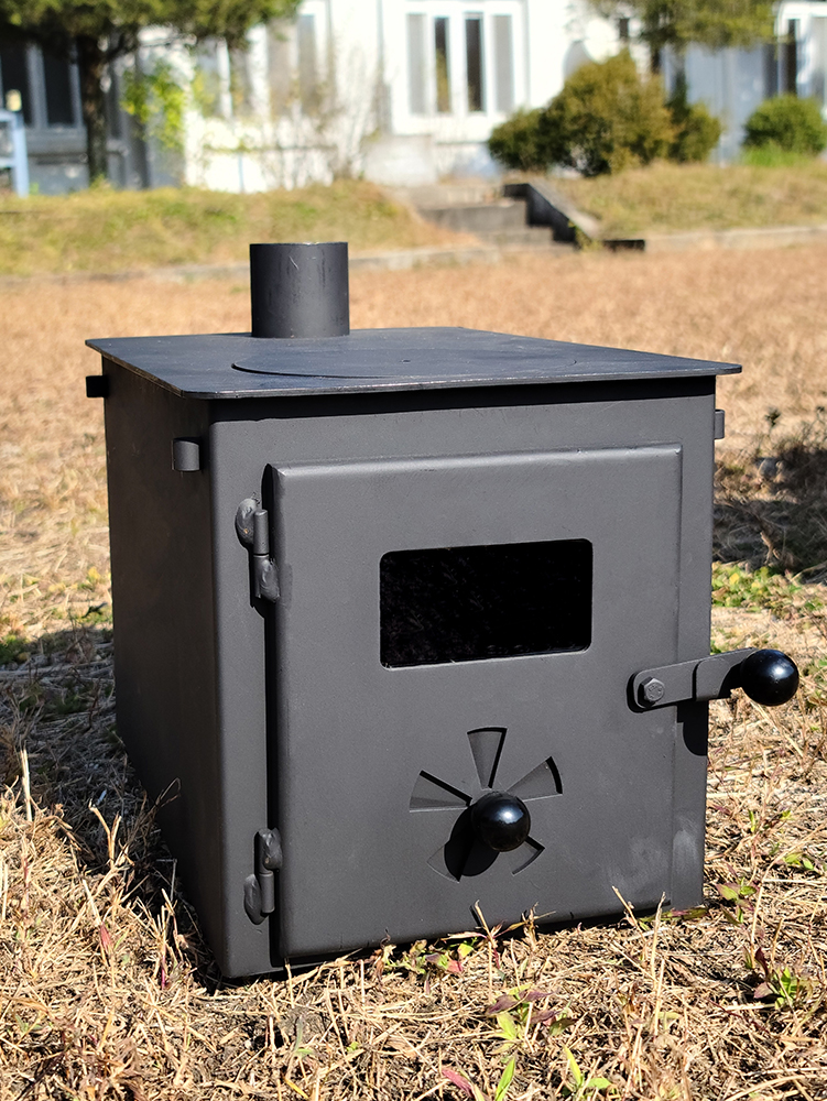 캠프365 화목난로 캠핑 화로대 미니화로 차박 불멍 요리 장작 난방 연통 시그니처 동계캠핑