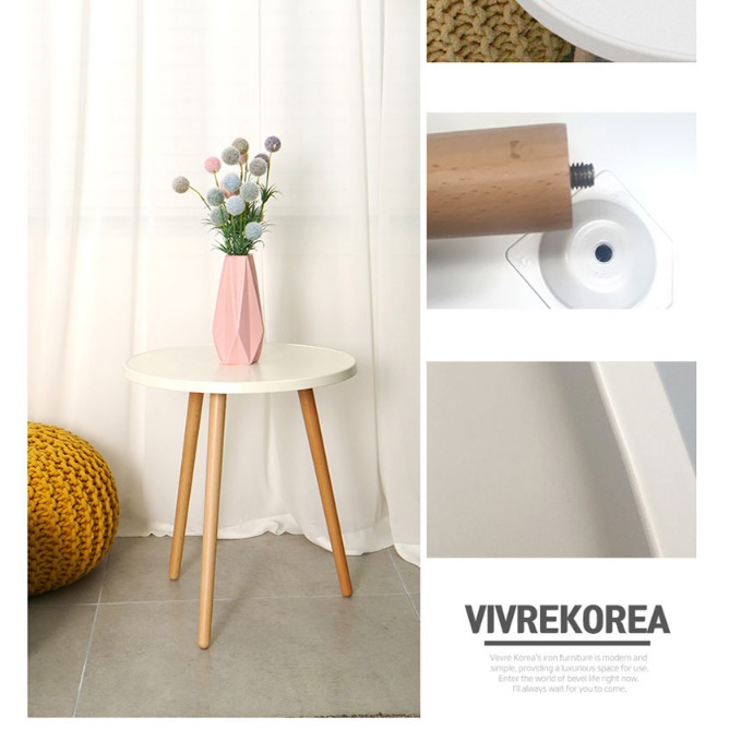 현관협탁 2인 티테이블 영화 쇼파용 안방 높은 사이드 테이블 1인용 카페 미니 쇼파 간이