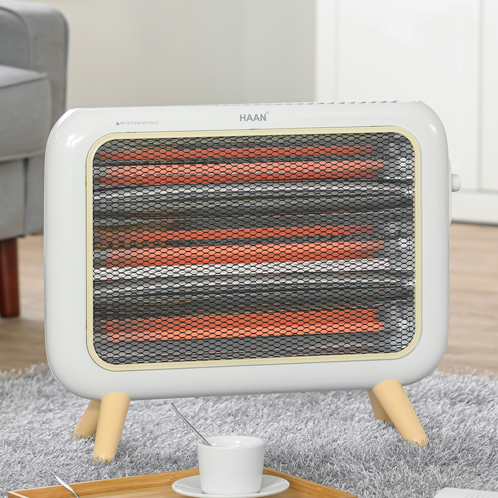 한경희 석영관 전기히터 가정용 사무실 원룸 전기 난로 히터 스토브 온열 난방기 RT100