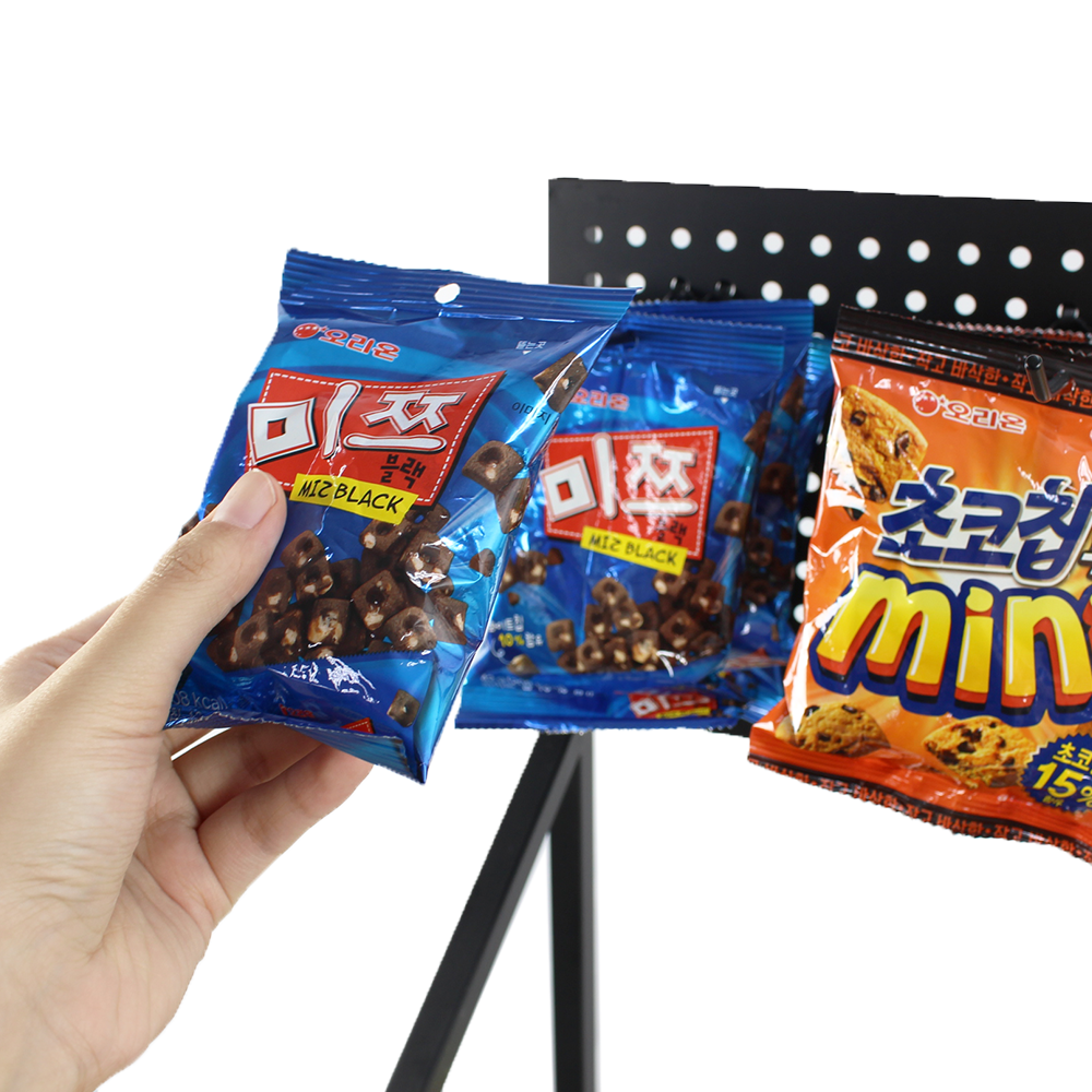 간식팬트리 바퀴 포함 간식 과자 진열대 타공판 철제선반 이동식 트롤리 4단, 50x140x27, 4단 화이트