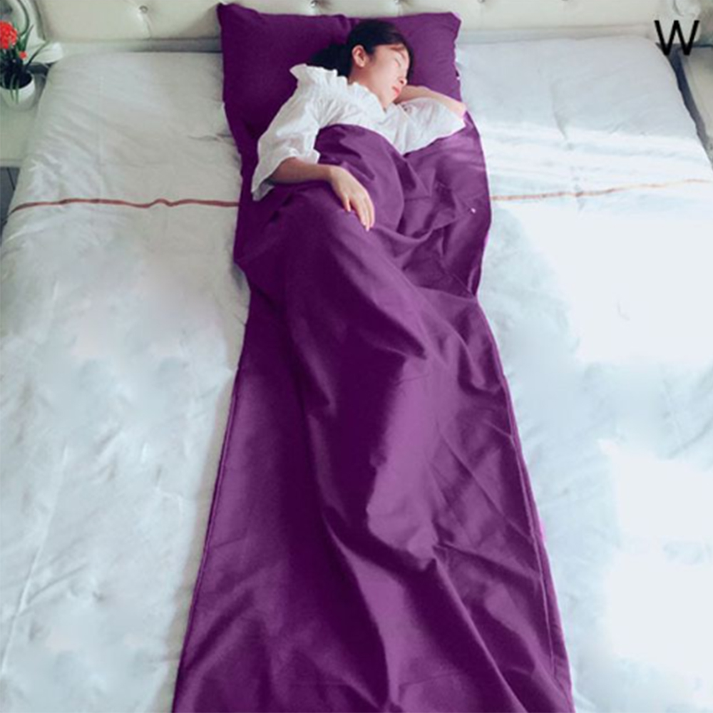 여행용 침낭 이불 침구 차박 캠핑 얇은 여름용 백패킹 1인용 캠핑용 입는 경량 휴대용 - 상품 이미지