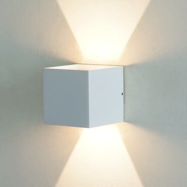 LED 에코 멜로즈 1등 사각 벽등 5W 벽부등 인테리어 카페 조명 침실등 - 상세 이미지 2