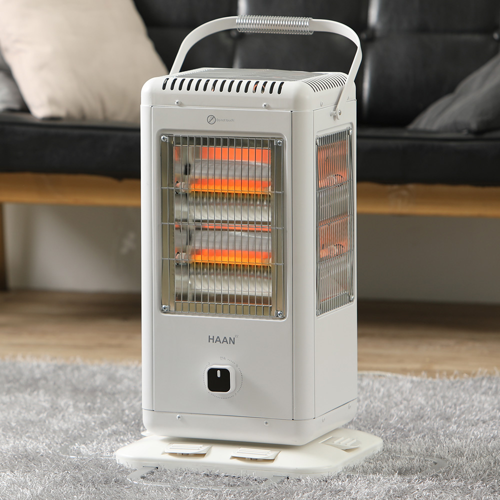 발터치 오면 전기난로 가정용 사무실 5방향 히터 H1000T 화이트
