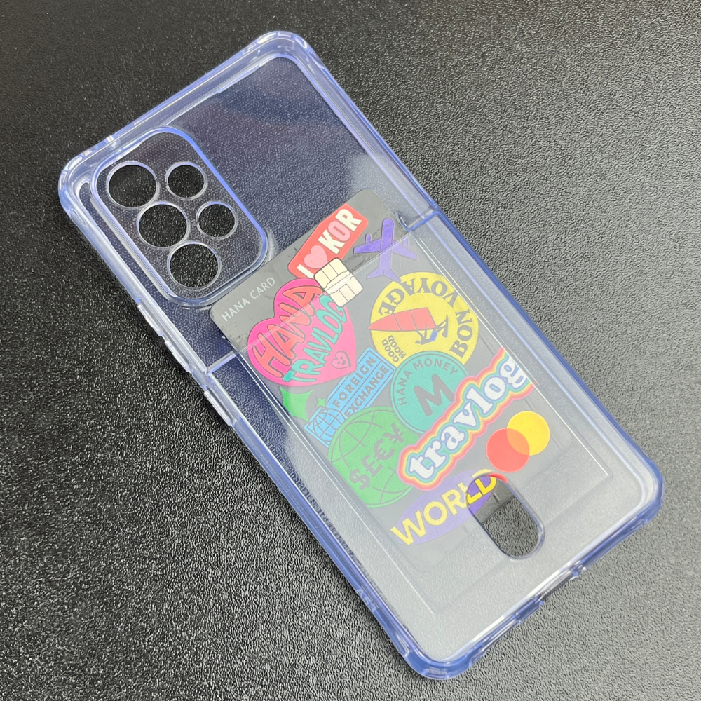 더룸 카드 케이스 1+1 투명, 갤럭시A32 LTE - 상품 이미지