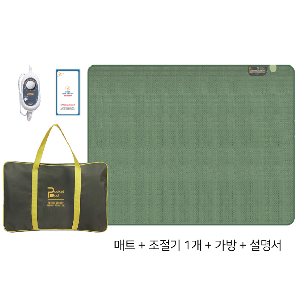 캠핑용 여행용 대형 전기요 전기 장판 캠핑 안심 매트 담요 2인용 2인 퀸 더블 사이즈 이미지 2