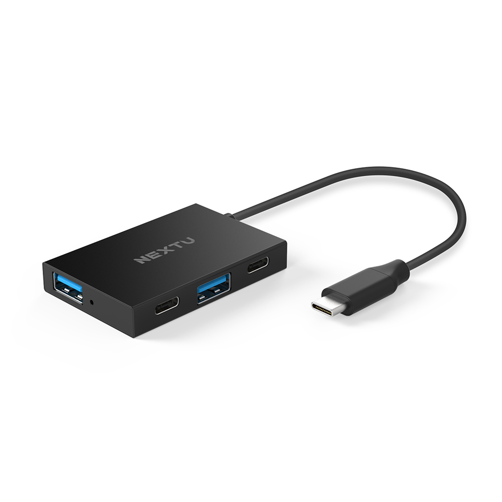 넥스트유 무전원 4포트 C타입 USB허브 스마트폰 노트북 맥북 고속 전송 USB 3.2 - 상품 이미지