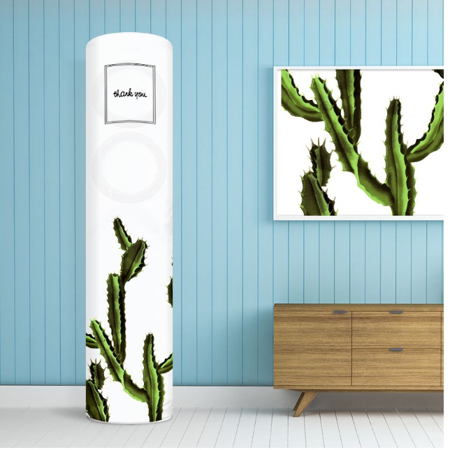 스탠드 에어컨 가림막 에어컨 차양막 덥게 케이스 에어컨 보관 커버 차단막 쉴드 가리개