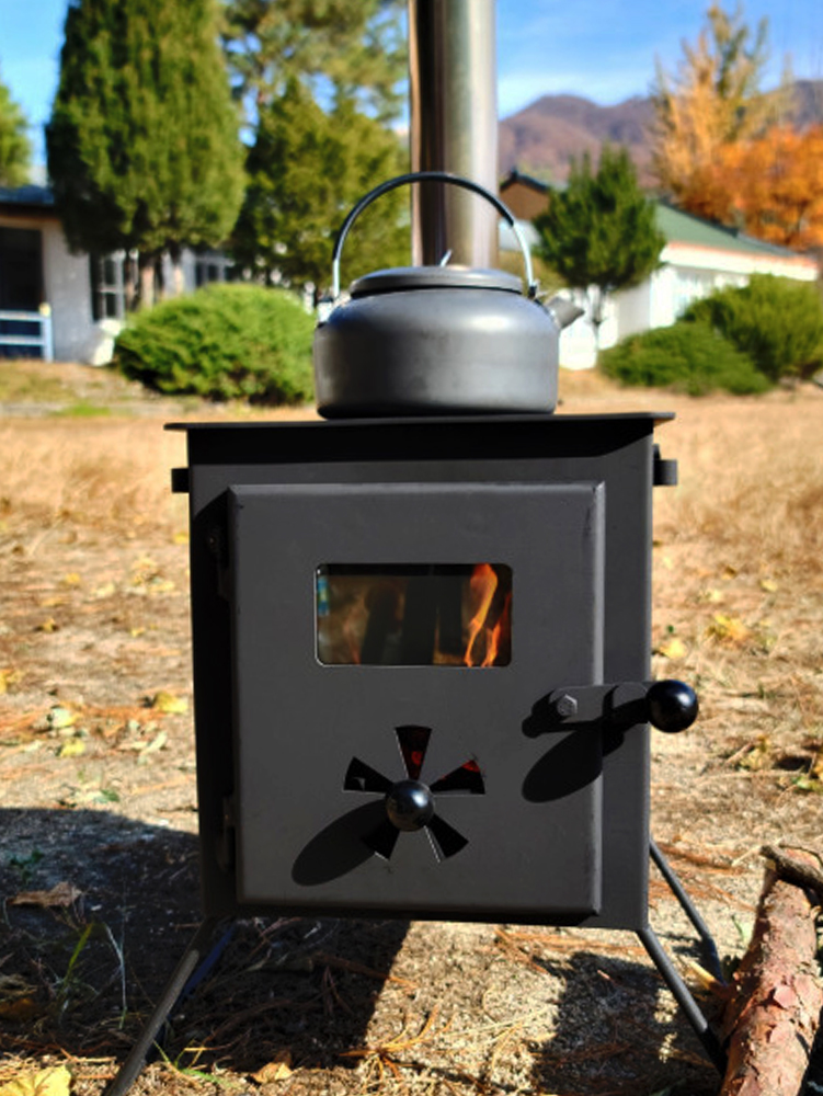 캠프365 화목난로 캠핑 화로대 미니화로 차박 불멍 요리 장작 난방 연통 시그니처 동계캠핑