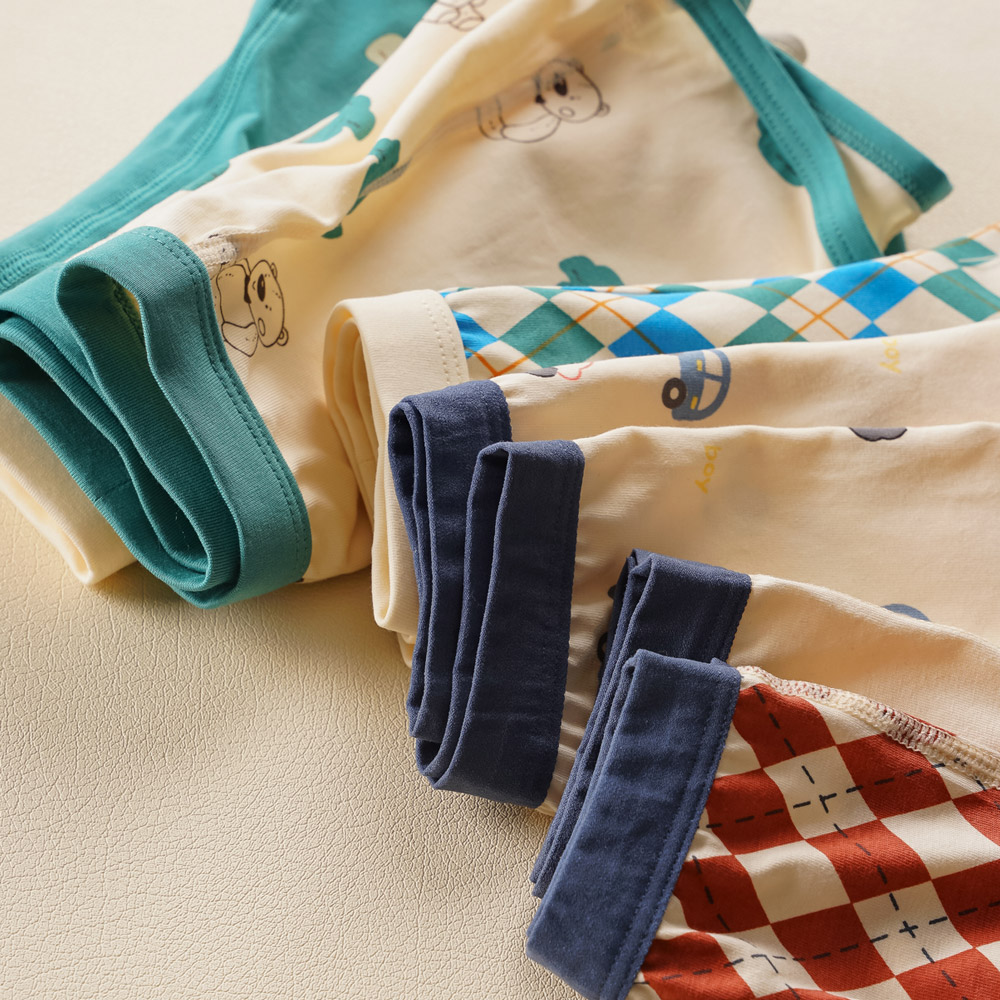 [빌도르] 체크베어 6매 남아 드로즈 사각 아동 키즈 어린이 팬티