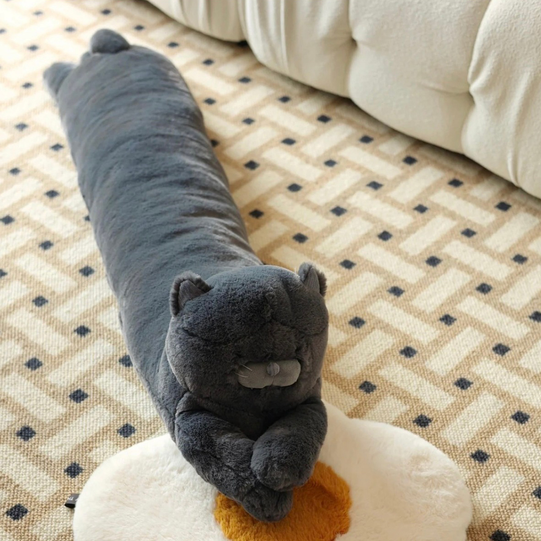 고양이 캐릭터 동물 바디 필로우 롱 쿠션 안고 자는 인형