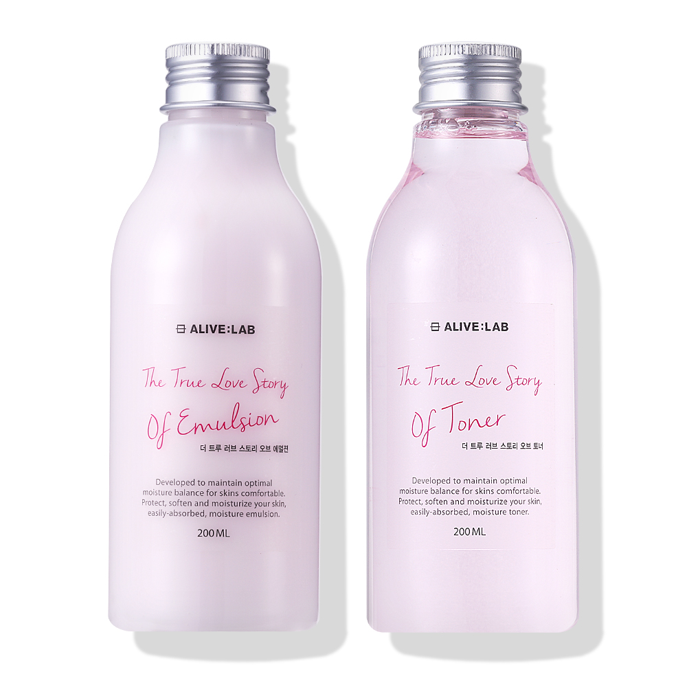 얼라이브랩 더 트루 러브 스토리 오브 토너 200ml X 에멀전 200ml 로즈워터세트 - 상세 이미지 2