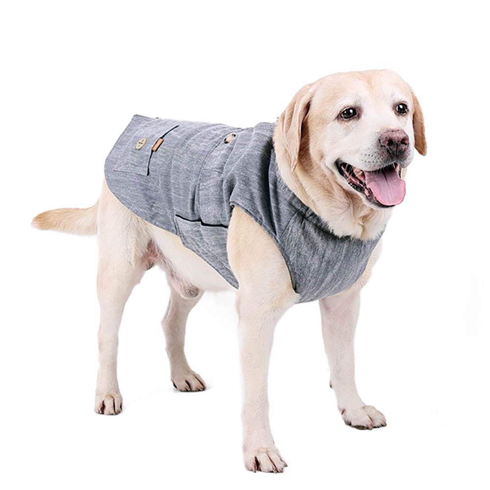 대형견패딩 강아지 패딩 겨울옷 트렌치 포켓 S