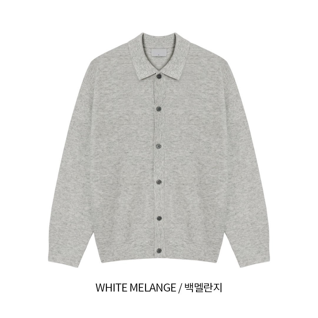 남자카라가디건 울 하찌 가디건 - 상세 이미지 2