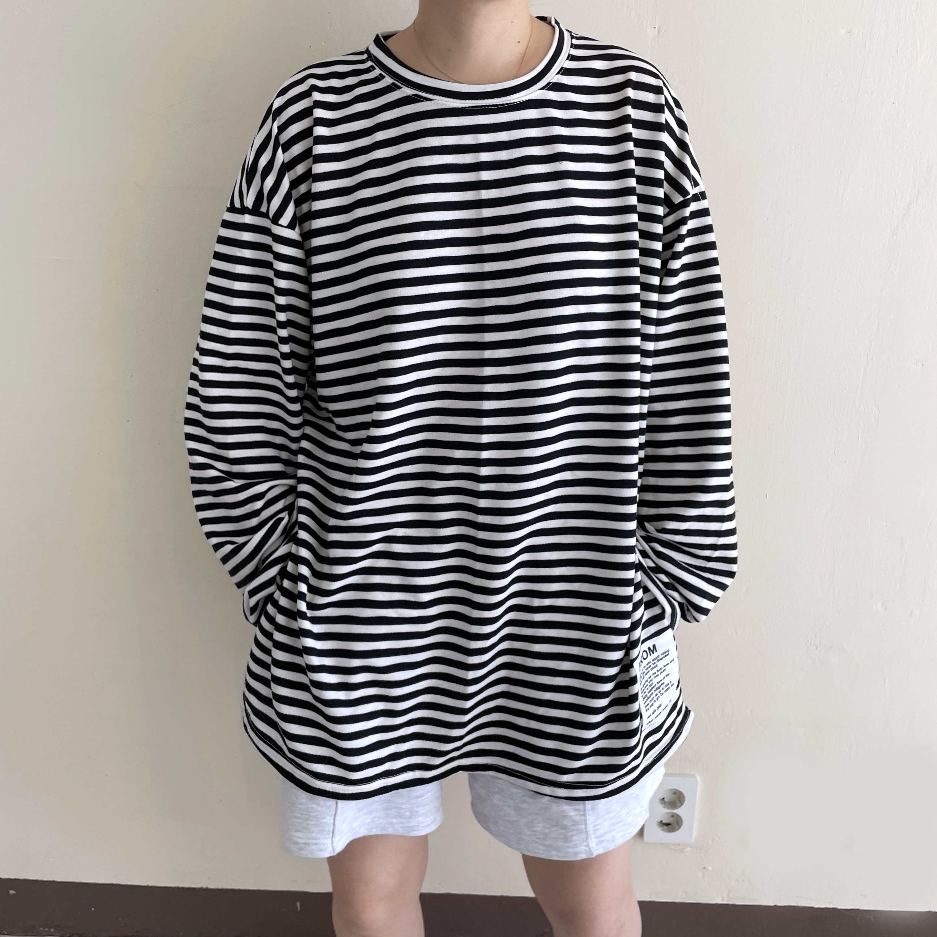 사계절 레이어드티 레깅스롱티 임산부티 - 상세 이미지 2