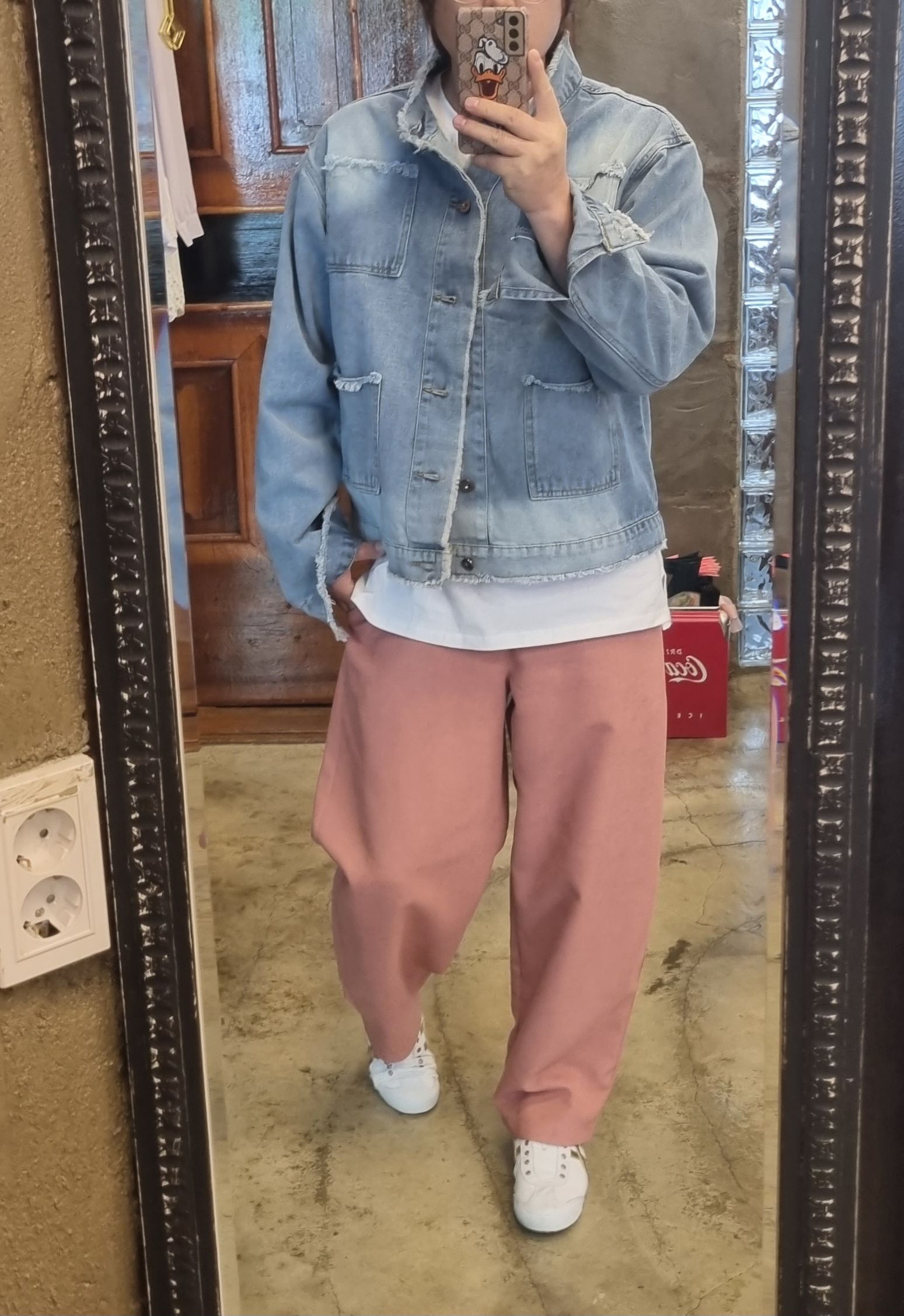 데끼 차이나 데님 환절기 자켓 이미지 8