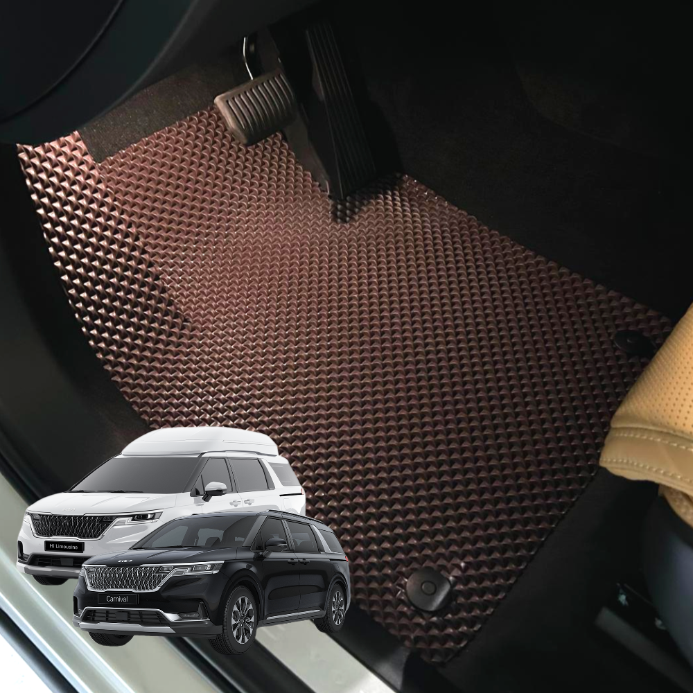 카니발 4인승 올뉴 더뉴 4세대 KA4 체인 카매트 차량용 매트 1열 운전석+조수석