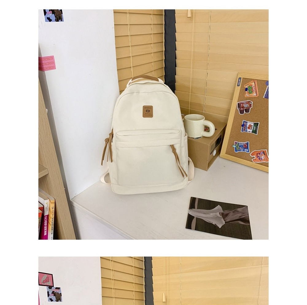 튼튼한 나일론 대학생책가방 데일리 모던 캐주얼 남자 여성 여행 백팩 학원 배낭 이미지 7