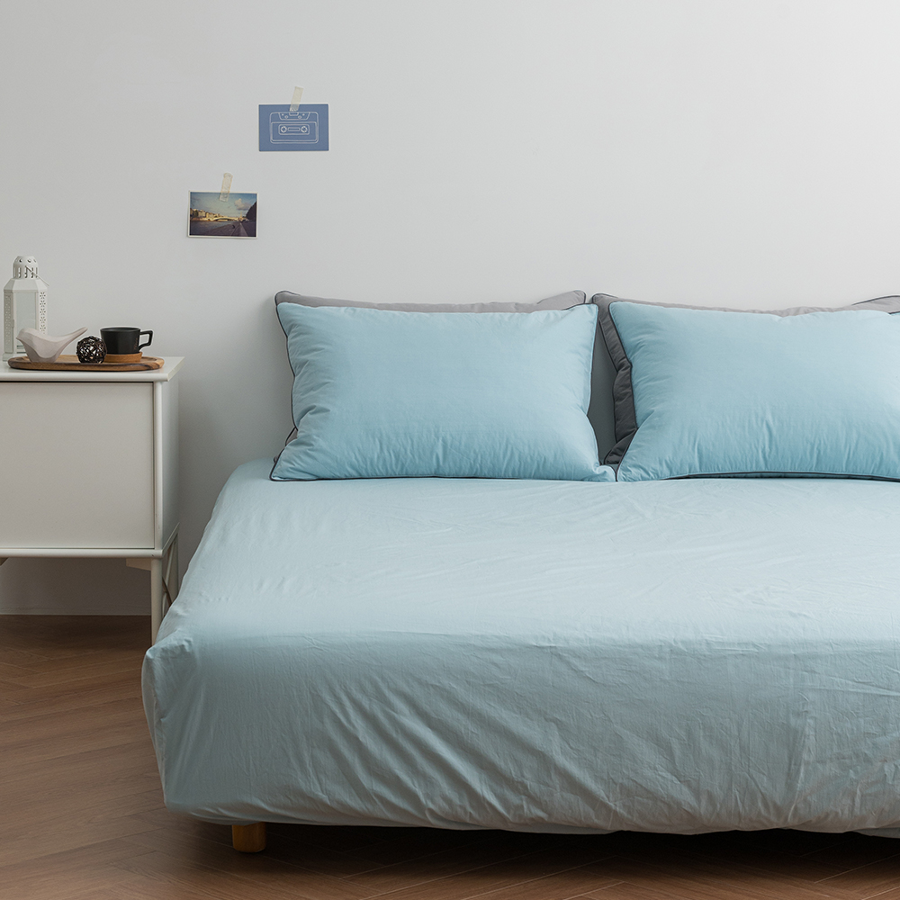 매트커버 호텔식 60수 고밀도 순면 슈퍼싱글 퀸 홑겹 침대 매트리스커버