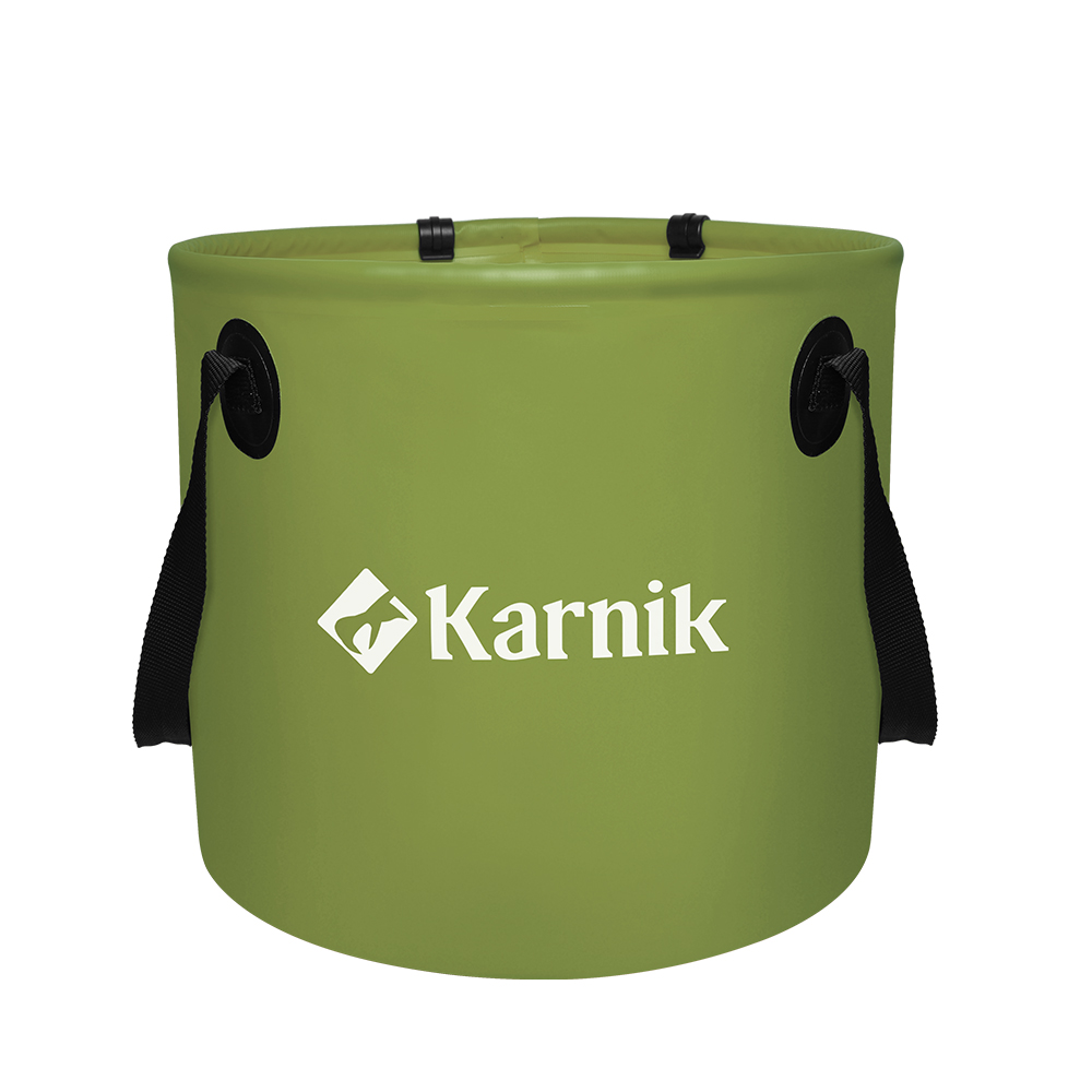카르닉 캠핑 설거지통 접이식 28L 원형 바스켓 가방 이미지 3