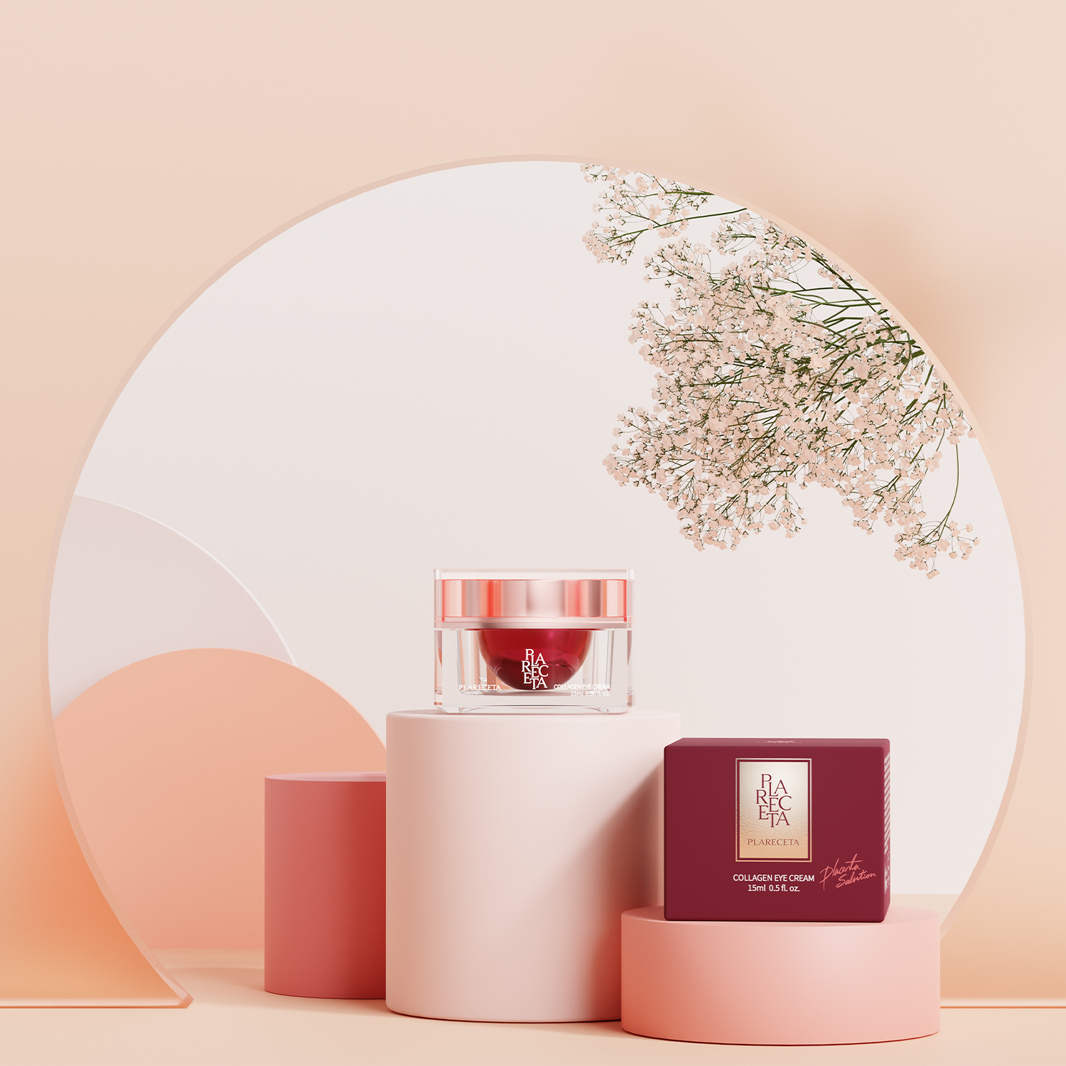 플라레세타 콜라겐 아이크림 15ml 눈밑주름 눈가주름개선크림 보니앤제이 - 상품 이미지