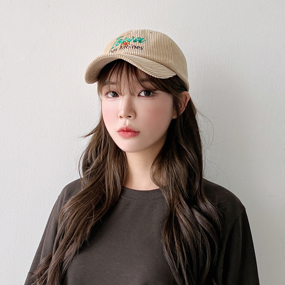 코듀로이 골덴 아이오와 플라워 볼캡 이미지 6
