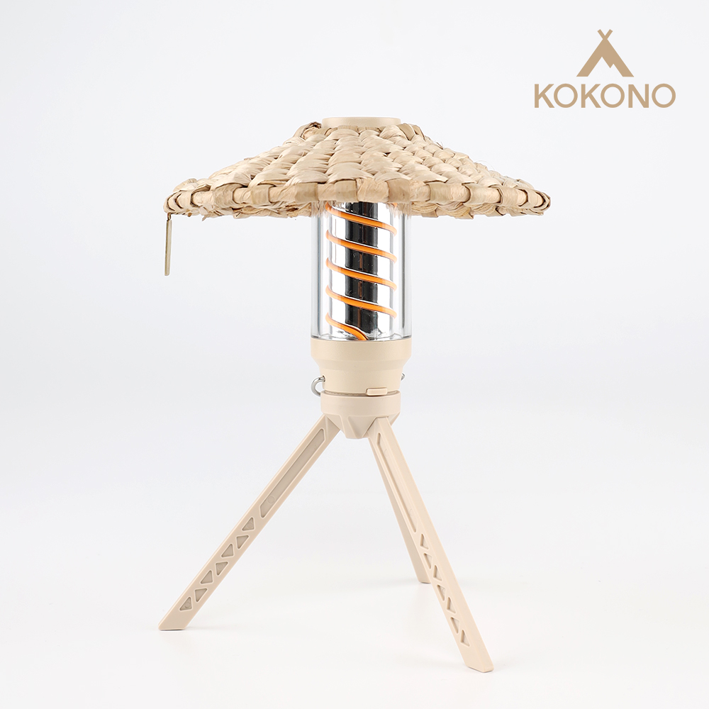 코코노 캠핑랜턴 트위스터 전용 천연 라탄 쉐이드 갓 - 상세 이미지 3