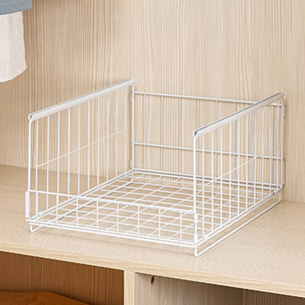 슬라이딩 옷정리트레이 의류 바지 옷장 정리함 수납함 중형 옷정리함