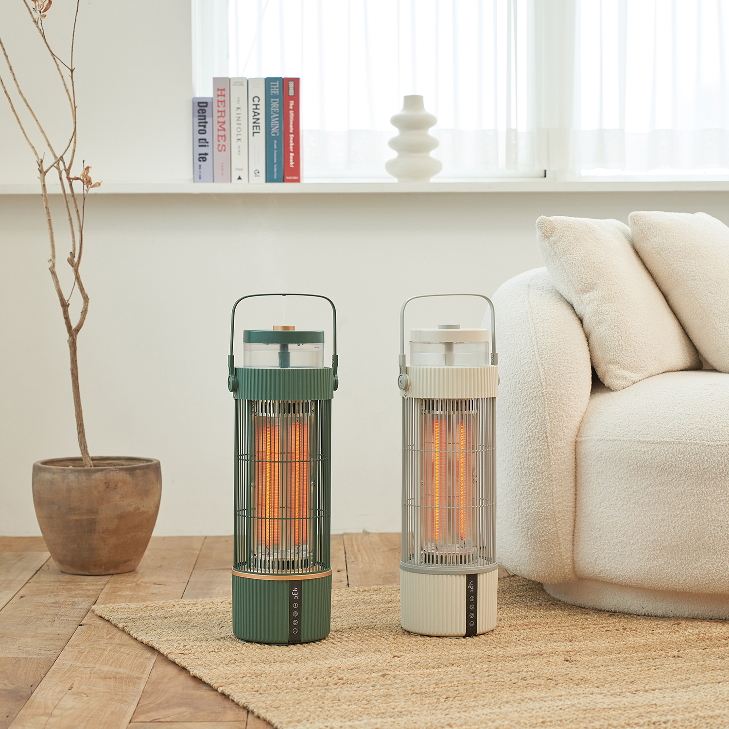 코드26 캠핑용 가정용 사무실 카본 히터 난로 스토브 전열기구 난방기구 CARO600