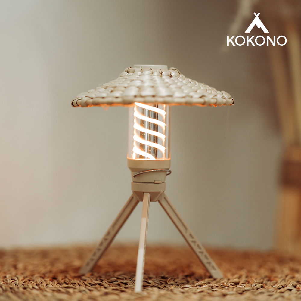 코코노 캠핑랜턴 트위스터 전용 천연 라탄 쉐이드 갓