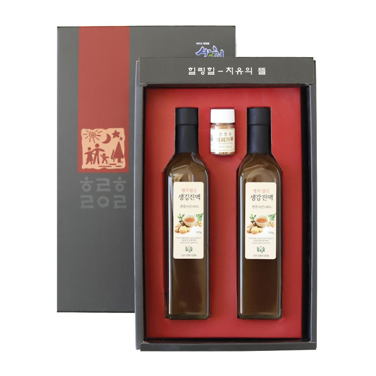 지리산 산청 생강청 선물세트 500ml 힐링힐 이미지 7