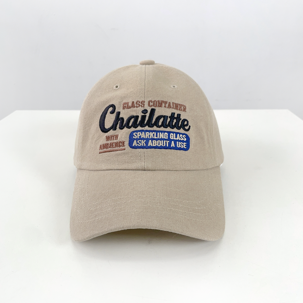 Chailatte 바이오 워싱 면 사계절 남자여자 야구 볼캡 모자 - 상세 이미지 3