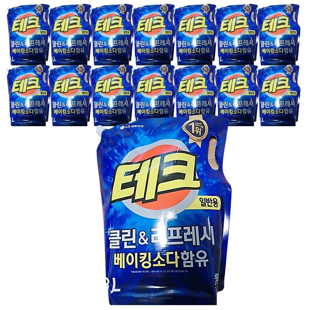 테크 클린 앤 리프레쉬(일반용) 리필 1.8L 6개 : 잘 사주는 언니