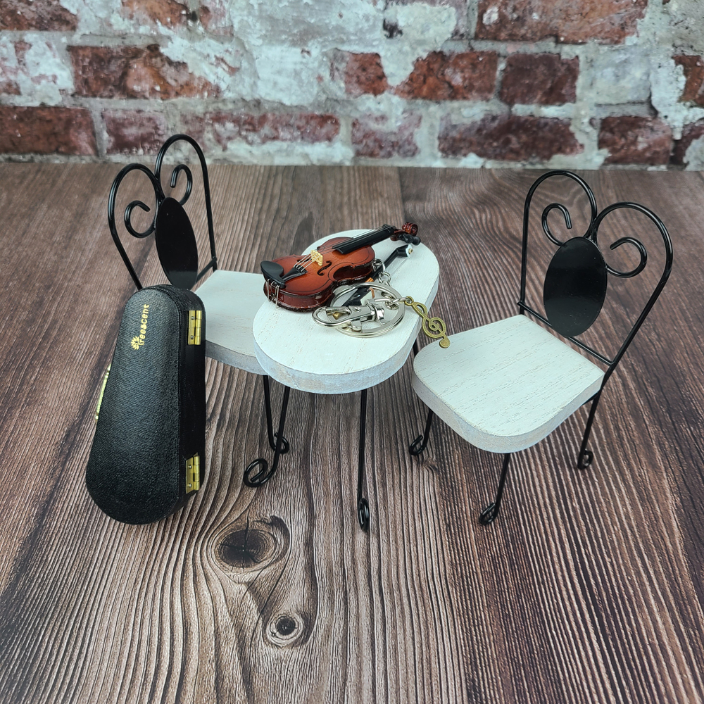 바이올린 키링 악기 미니어처 이니셜 각인 연주회 졸업 선물 상세 이미지 2