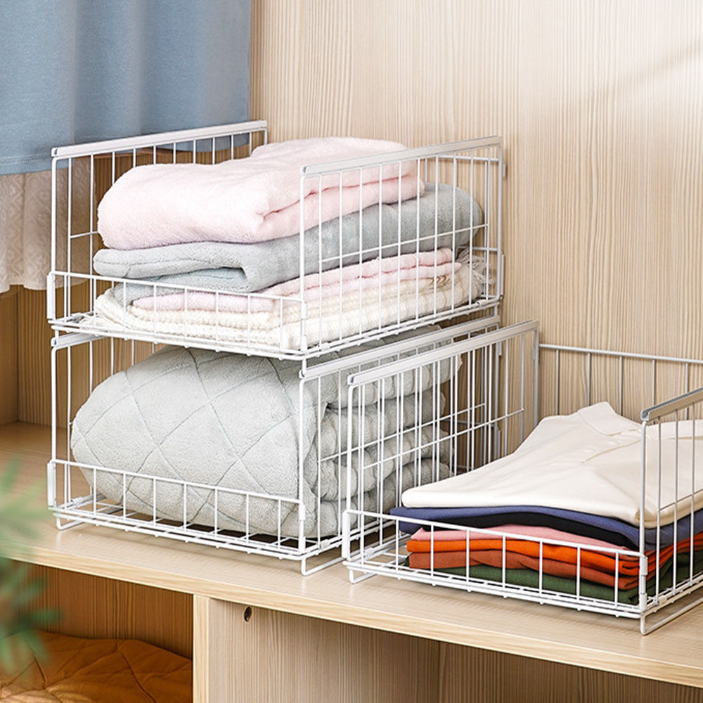 슬라이딩 옷정리트레이 의류 바지 옷장 정리함 수납함 중형 옷정리함