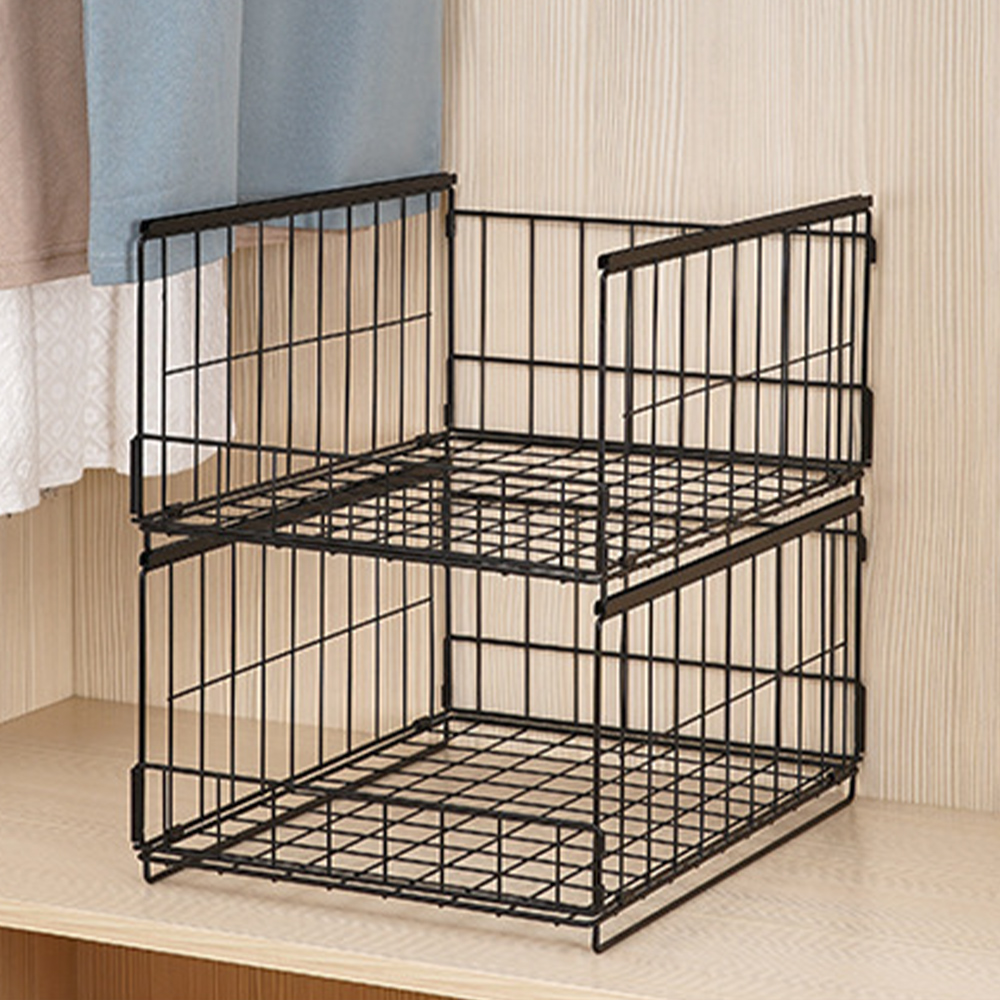 슬라이딩 옷정리트레이 의류 바지 옷장 정리함 수납함 중형 옷정리함