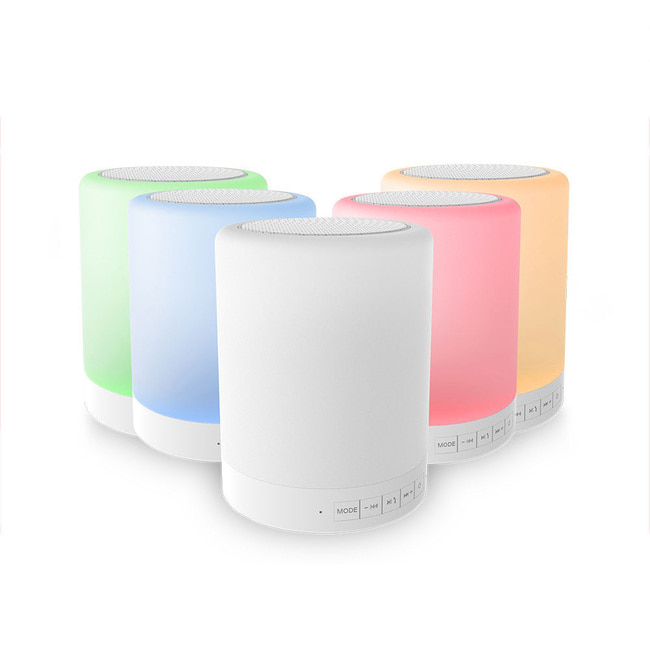 7가지 레인보우 무선 블루투스 터치 무드등 360도 무지향성 휴대용 실내... 개봉기 | 실사용 후기 - 대표 이미지