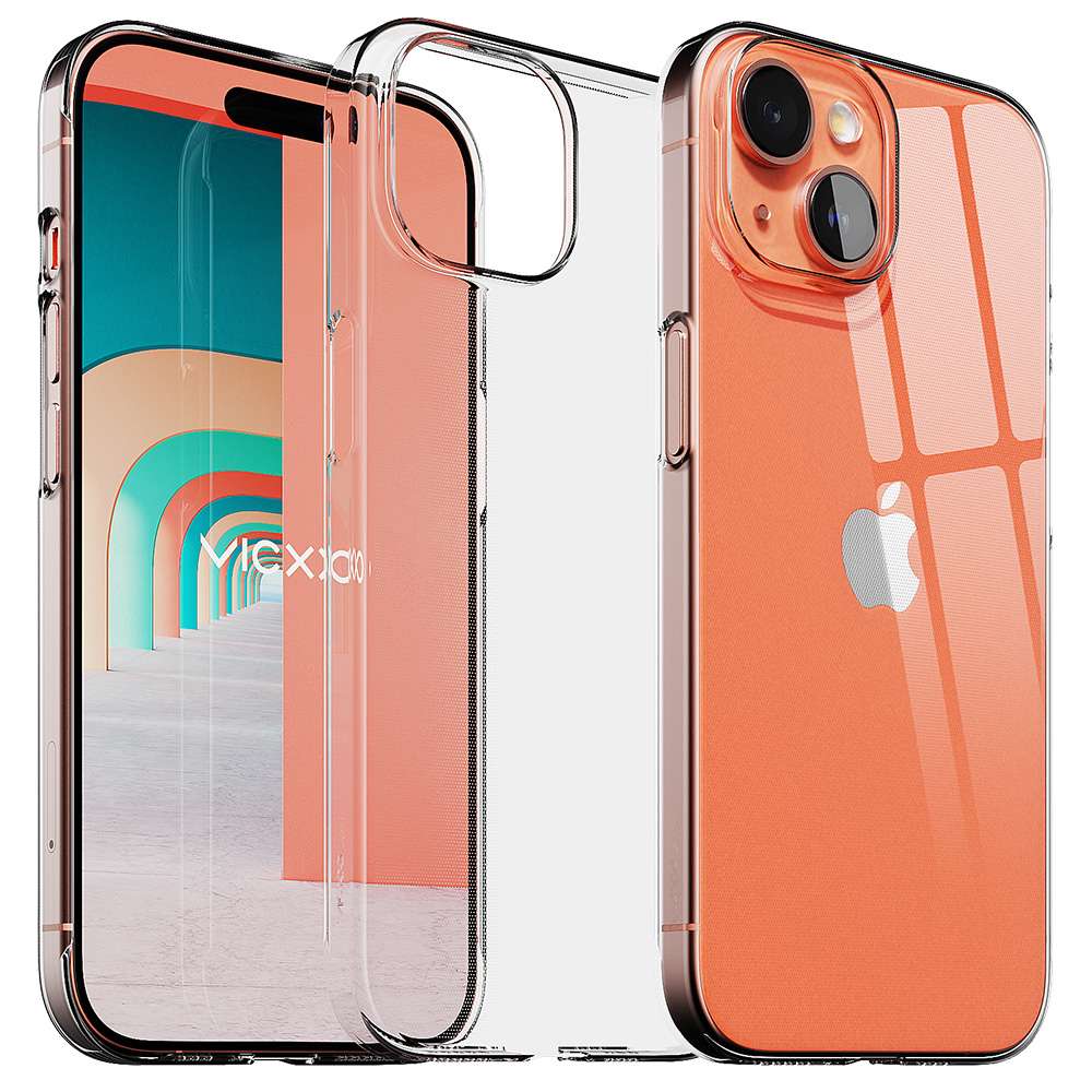 빅쏘 초슬림 변색없는 클리어 케이스 투명, 아이폰15 플러스