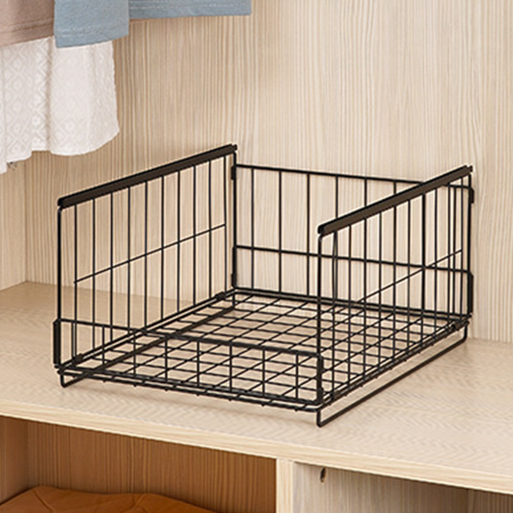 슬라이딩 옷정리트레이 의류 바지 옷장 정리함 수납함 중형 옷정리함