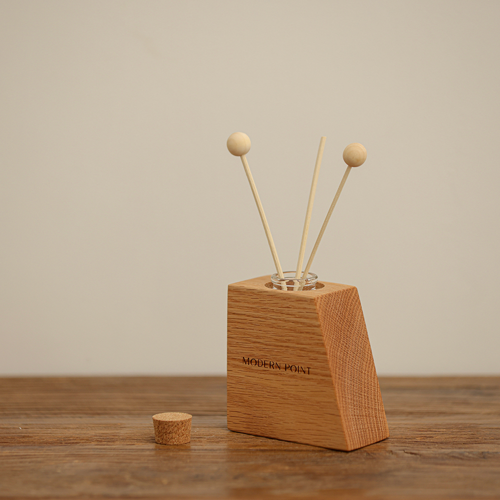 원목 각인 디퓨저 실내방향제 100ml 집들이선물 A타입 네이처던