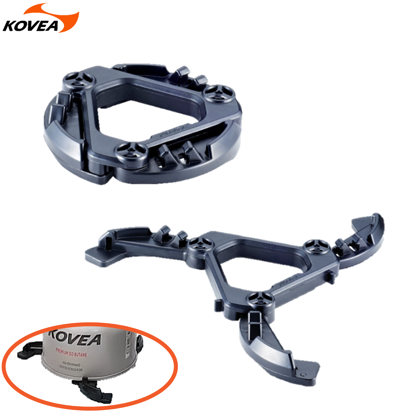 코베아 가스 받침대 거치대 랜턴 버너 받침 이소 부탄가스 호환